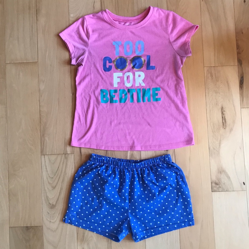 Girls Carter pajama set size 12